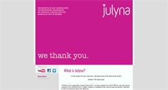 Desktop Screenshot of julyna.com