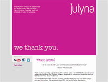 Tablet Screenshot of julyna.com